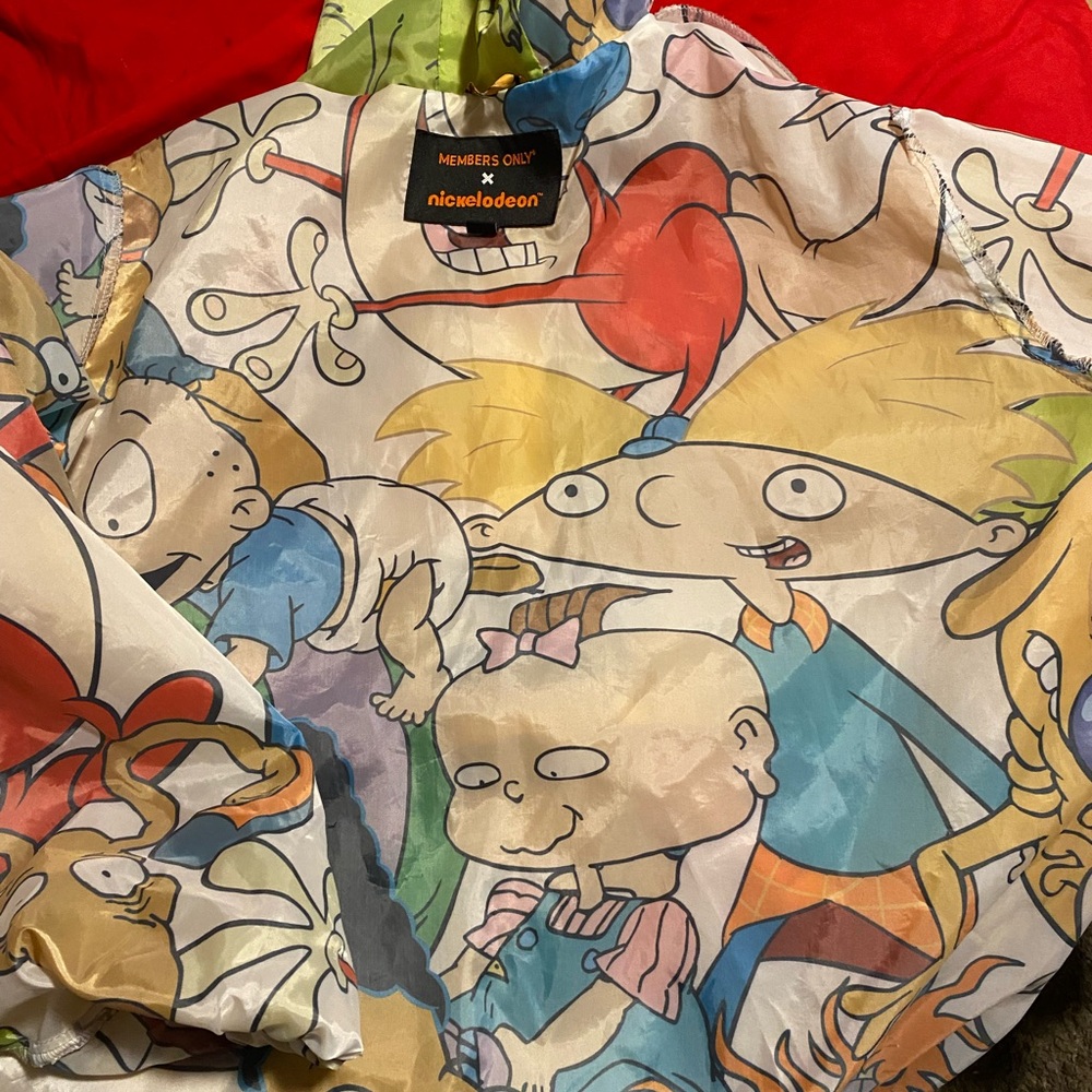 Members Only x Nickelodeon Cartoon Jacket